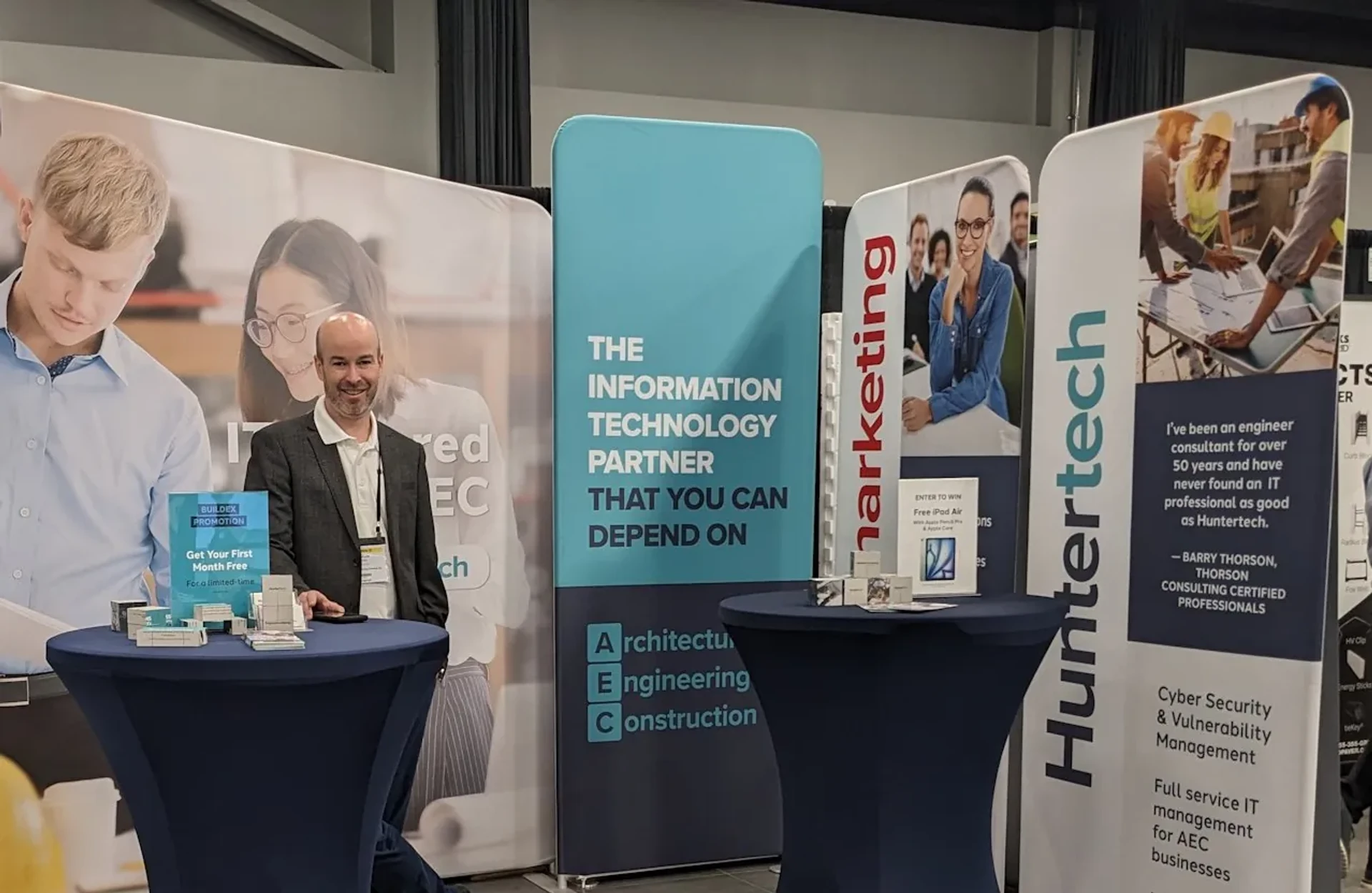 Huntertech team at Buildex